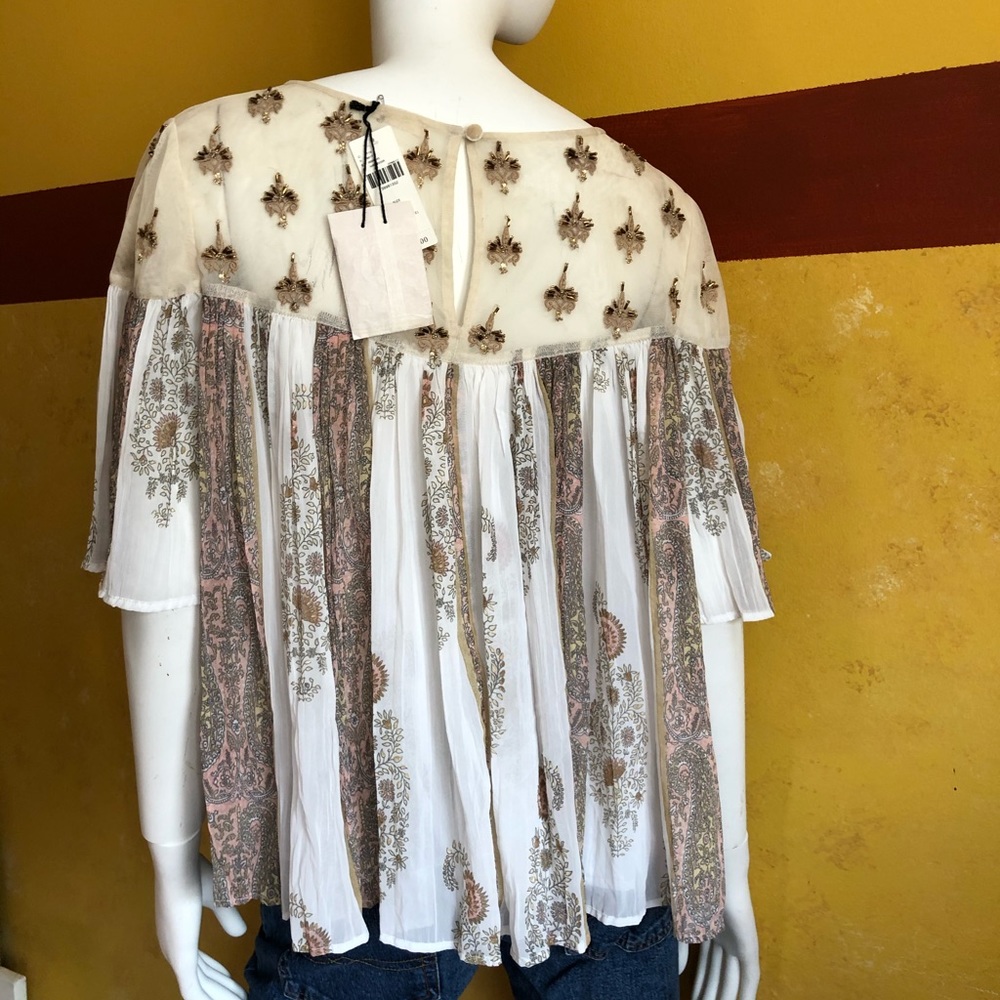 Anthropologie Floreat beaded top - Picture 5 of 8